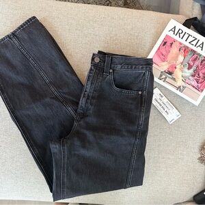 Denim Forum The ‘90s Seamed Hi-rise Barrel Jean